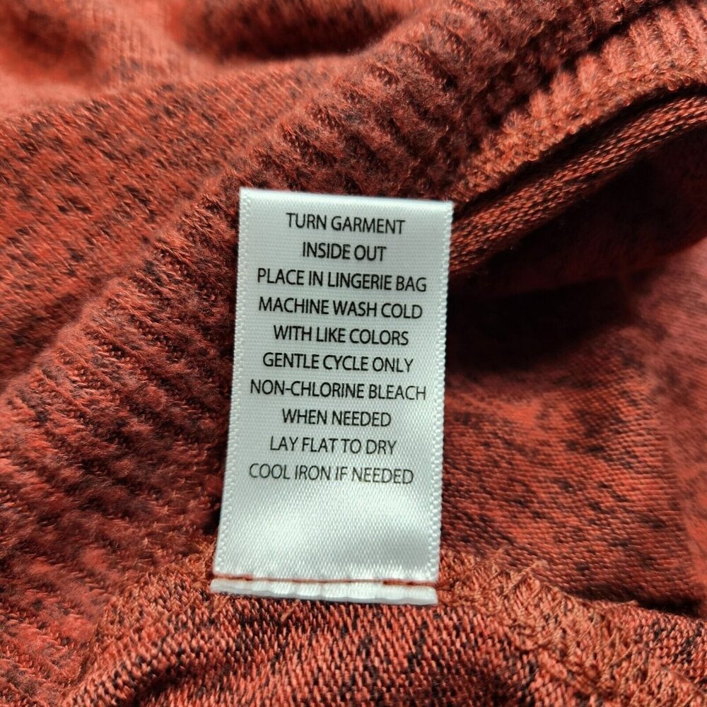 Westbound Womens Size 3X orange rusted Crew Neck Long Sleeve Pullover Sweater 23 - Picture 9 of 9